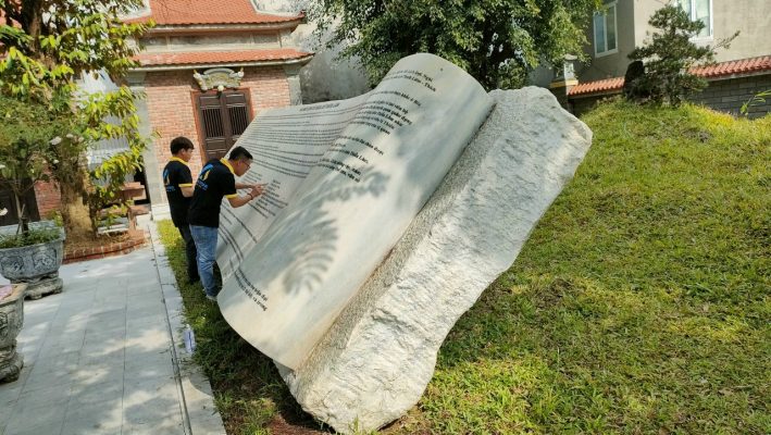 Biển Hiệu Đá Tự Nhiên Khu Di Tích Chùa Cổ Thiền Lâm