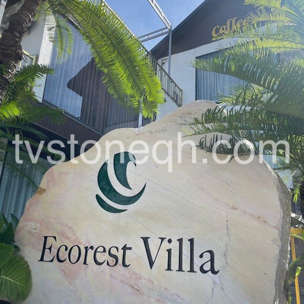 Biển Hiệu Đá Tự Nhiên Ecorest Villa