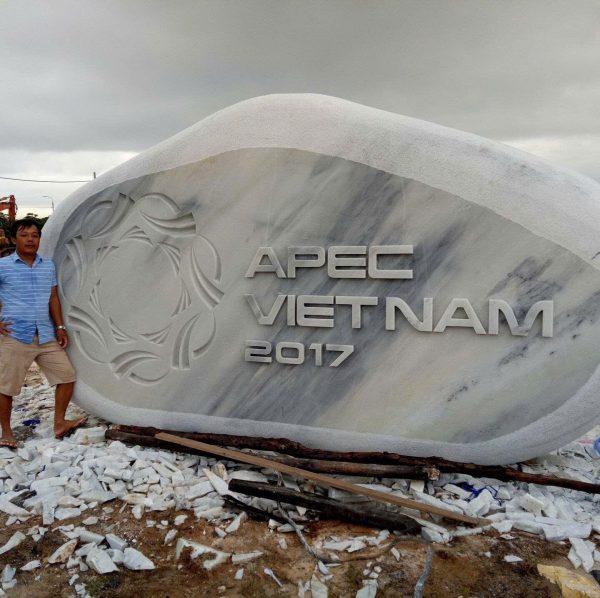 Biển Hiệu Đá Tự Nhiên Apec Việt Nam 2017