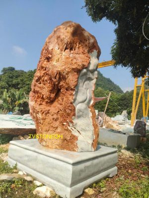 Đá Tự Nhiên Đá Tuyết Sơn Phong Thuỷ 2